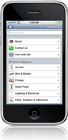 Sitebox Ltd Web Application