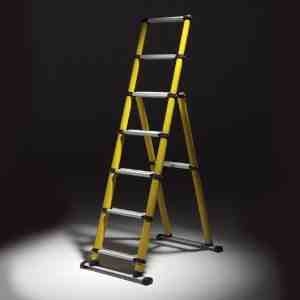 Telesteps Telescopic Fibreglass Combi Ladder 2.0m