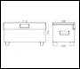 TradeSafe TS 4 x 2 x 2 Site Box with Hydraulic Arms - Blue