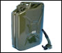 Steel Jerry Can with Clip-on Flexible Spout