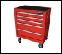 5 Drawer Roller Cabinet - Red