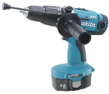 Makita 8444DWFE Cordless 18 Volt MXT Combi Drill - 13mm Keyless Chuck