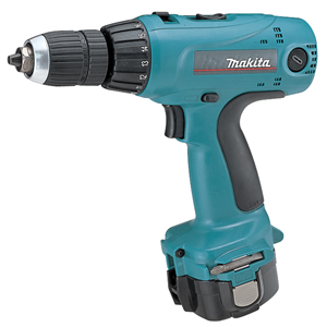 Makita 6317DWDE Cordless 12 Volt Drill Driver - 13mm Keyless Chuck (2 x 2.6Ah Ni-MH Batteries)