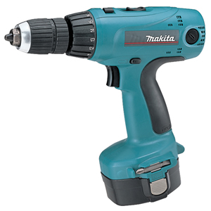 Makita 6337DWDE3 Cordless 14.4 Volt Drill Driver - 13mm Keyless Chuck (3 x 2.6Ah Hi-MH Batteies)