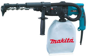 Makita HR2432 SDS+ Rotary Hammer With Dust Extraction (240 Volt Only)