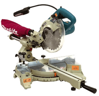Makita LS0714L Slide Compound Mitre Saw with Laser Light - 190mm Blade (110 Volt Only)