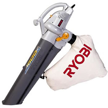 Ryobi RESV 1600 Leaf Blower / Vacuum with Mulching 240v - SiteBox Ltd