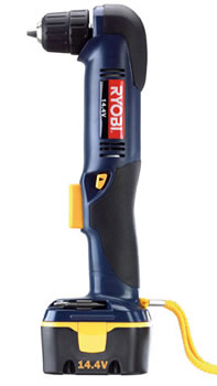 Ryobi CAP 144 Cordless 10mm Keyless Chuck Angle Drill (14.4 Volts)