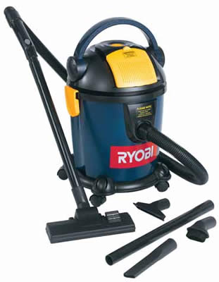 Ryobi EWD 1816 Wet and Dry Vacuum Cleaner - 16Litre (240 Volt Only)