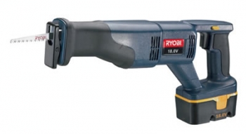 Ryobi CRP 1801 18 Volt Cordless Reciprocating Saw Complete (2 x 2.0Ah Batteries & Charger)