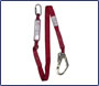 JSP Vertex Shock Absorbing Lanyard with Scaffold Hook & Karabiner (1.75 Metre or 2.0 Metre Length)