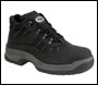 Black water resistant Nubuck Cordura safety boot with composite toecaps