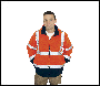 Orange Hi Vis Zipped Fleece