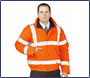 Orange Hi Vis Pilot / Bomber Jacket