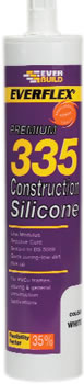 Everbuild 335 Construction Silicone 310ml (per 25)
