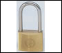 40mm Long Shackle Quality Brass Padlock