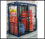 Folding Gas Bottle Storage Cage - 1700mm x 1735mm x 880mm