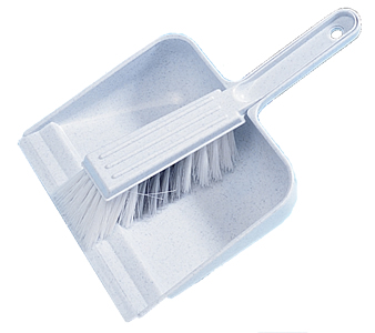 Plastic Dustpan and Brush Set