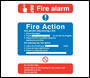Fire Action Sign