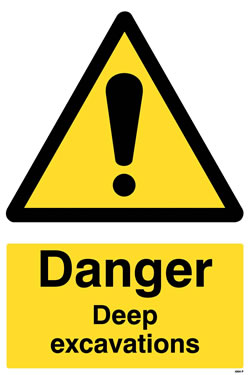 Danger Deep Excavations