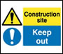 Construction Site Keep Out