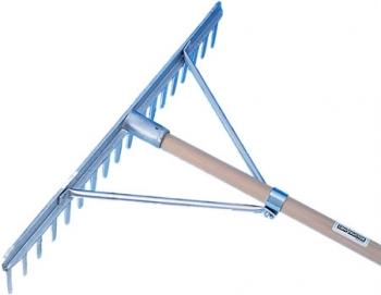 18 Tine Castex Alloy Head Rake - 6' Handle