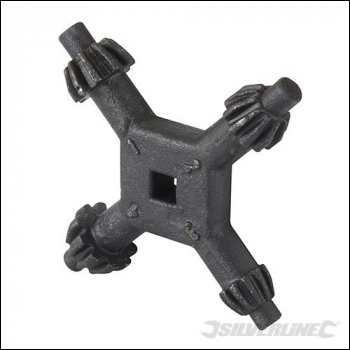 Silverline 4-Way Universal Chuck Key