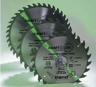 Trend CraftPro Circular Saw Blade 134mm x 24 Tooth x 20mm Bore