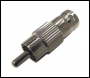  BNC Socket to Phono Plug adaptor
