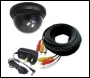  Colour 420 TVL Dome CCTV Camera, 20 Metres Cable & Power Supply