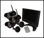  3 Camera High Resolution Wireless CCTV LCD System 