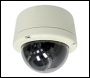  Day/Night 704x576 Wired MPEG4/MJPEG Vandal Resistant IP Dome Camera 
