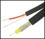  100 metre roll of RG59/DC cable in black