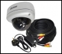  True Day/Night 500/550 TVL Vandal Resistant IR Dome CCTV Camera 
