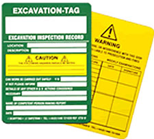 Scafftag Excavationtag - Excavation Safety System (Pack of 10)