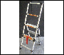 Bonrgo Aluminium Alloy Flexible Combi Telescopic Stepladder 2.0m+1.4m