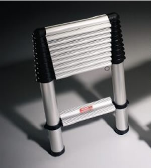 Telescopic Ladder 3.8 Metre Telesteps with Widetread