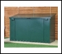 Asgard Green Metal Garden Storage Box with Lift Up Lid