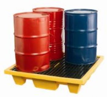 JSP 4 Drum Pallet sump with Grating