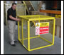SED Gas Bottle Storage Cage - 2.0m x 2.0m x 2.0m Gas Cage - c/w Highly Flammable Sign