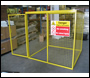 SED Gas Bottle Storage Cage - 1.8m x 1.8m x 1.8m Gas Cage - c/w Highly Flammable Sign