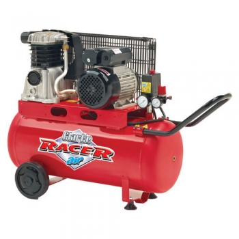 Clarke Racer 9/50P 2hp 50 Litre Belt Driven Air Compressor (110V)