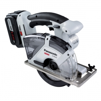 Panasonic EY45A2LS2G31 Dual Voltage Universal Circular Saw (2 x 4.2Ah 18v Li-ion)