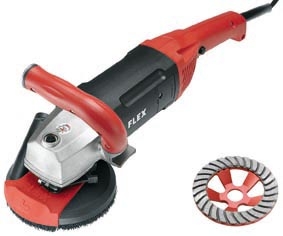 Flex LD 18-7 125 R, Kit Turbo-Jet Powerful Grinding Machine for working close to edges 240v (Code 408603)