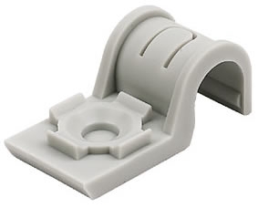 ITW Spit 567206 16mm P-Clip Single Conduit & Pipe Clips - Grey (Box of 100)