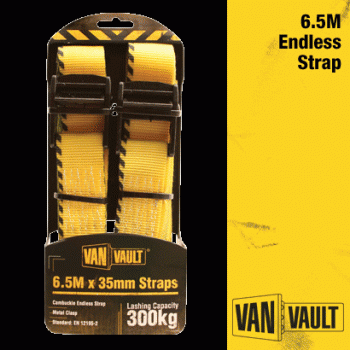 Van Vault 6.5m x 35mm Endless Strap (pair) - Code S10681