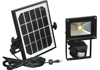 NightSearcher SolarStar 10 Watt IP65 LED Solar PIR Floodlight