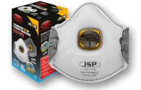 JSP Spirotek  - 726 Typhoon™ Valved Moulded Mask FFP2OV - Odour Valve Qty 10