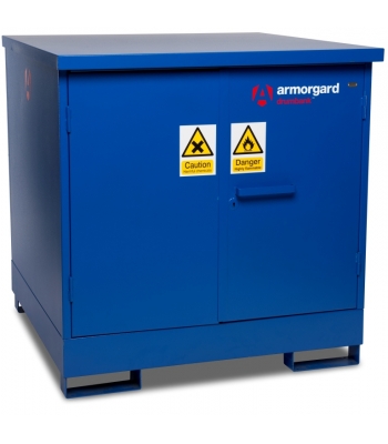 Armorgard DB4 DrumBank 4 Drum Enclosed Spill Pallet 1420x1360x1290 - Code DB4