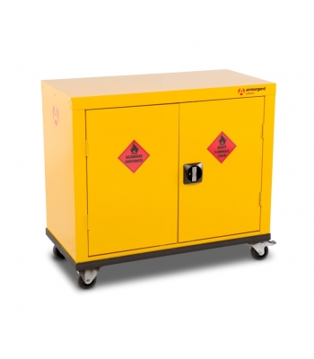 Armorgard Safestor Hazardous Mobile Cupboard inc castors 900x480x810 - Code HMC1